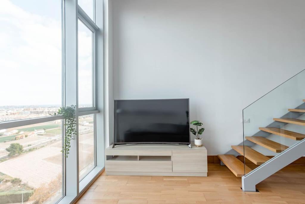 דירות ולנסיה Duplex Loft Apartamento Con Parking Gratis מראה חיצוני תמונה